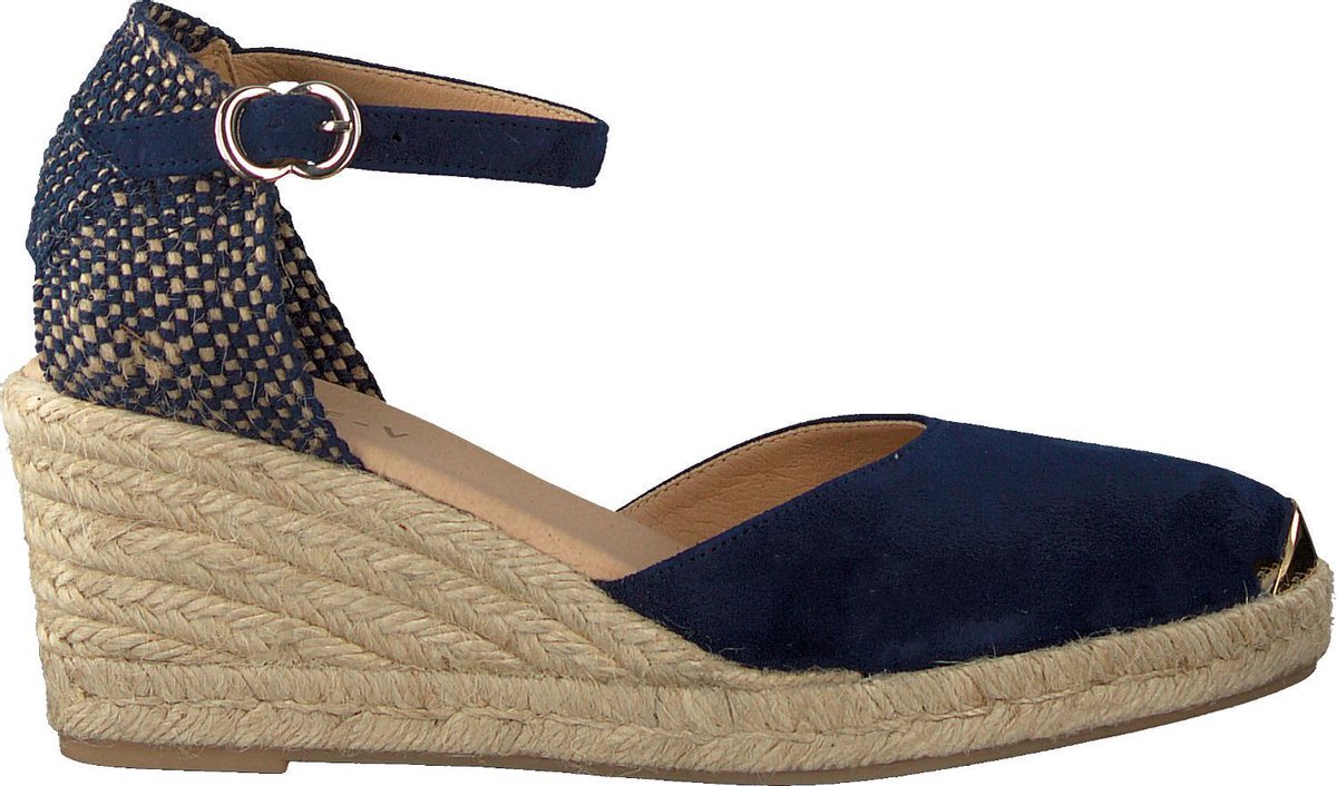 Notre-V Luz10 Espadrilles - Met Sleehak - Dames - Blauw - Maat 40