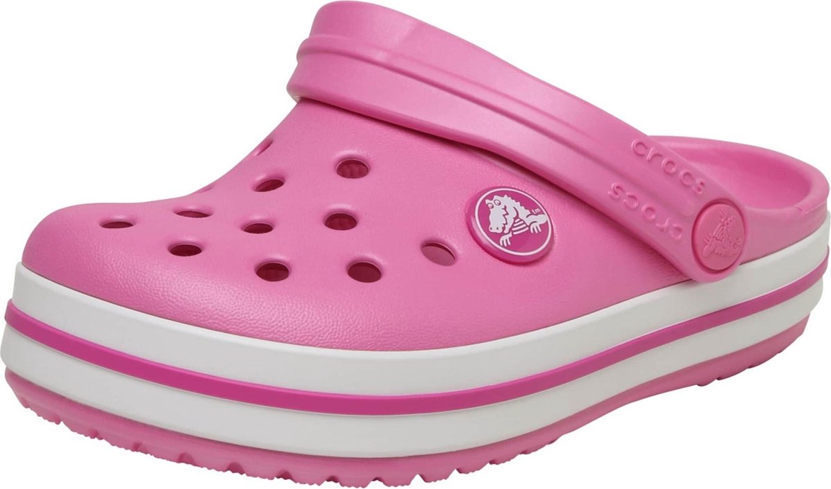Crocs Crocband Sandalen - Maat 28/29 - Meisjes - roze/wit
