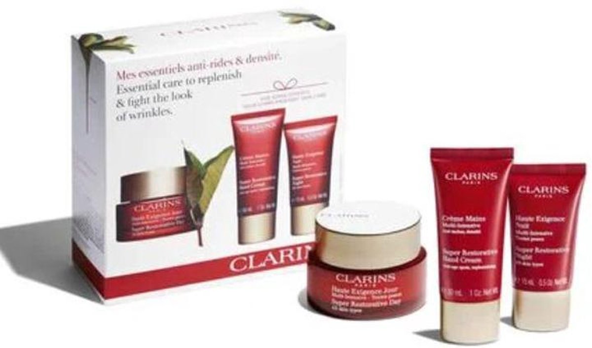 Clarins Pakket Face Super Restorative Essential Care To Replenish & Fight The Look Of Wrinkles
