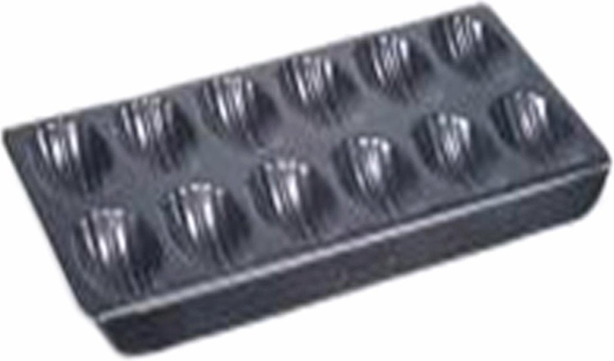 Point-Virgule Bakvorm - Madeleines - 12 Stuks - Anti-aanbaklaag - 40x21x2cm