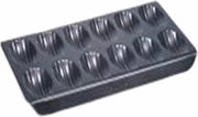 Point-Virgule Bakvorm - Madeleines - 12 Stuks - Anti-aanbaklaag - 40x21x2cm