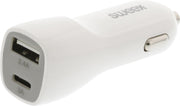 Sweex CH-014WH oplader voor mobiele apparatuur Auto Wit