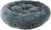 Studio Proud - Donut mand - honden en katten slaapbed - 60 cm donker grijs - pluche hondenmand - verkrijgbaar in verschillende maten en kleuren