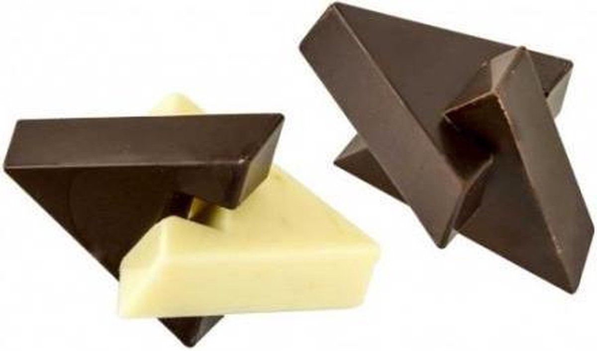 Chocolade mal 3D driehoek - Decora