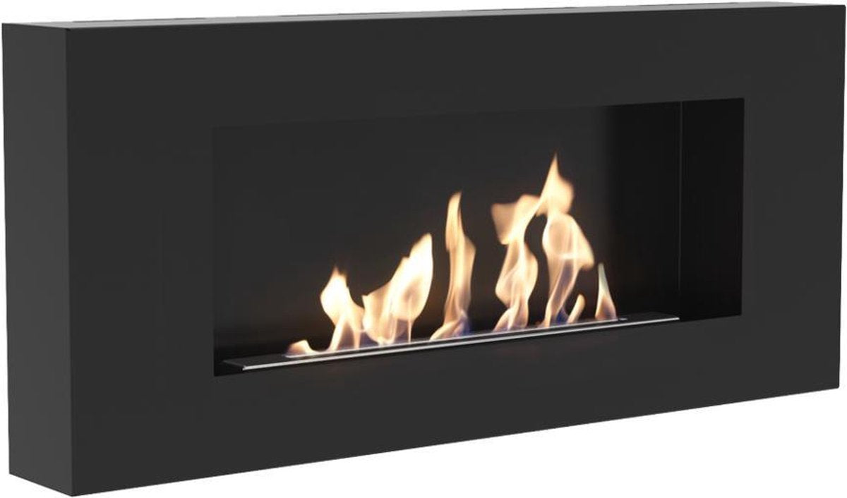 Kratka Flat - Bio-ethanol sfeerhaard (90 X 40 cm) TÜV zwart