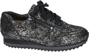 Hassia -Dames -  grijs  donker - sneakers  - maat 39