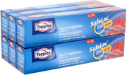 Toppits diepvrieszakken met dubbele zip-sluiting - 3 liter - 90 stuks