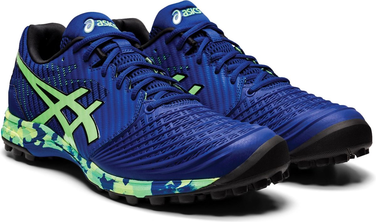 Asics Field Ultimate Sportschoenen - Maat 42.5 - Mannen - blauw - groen