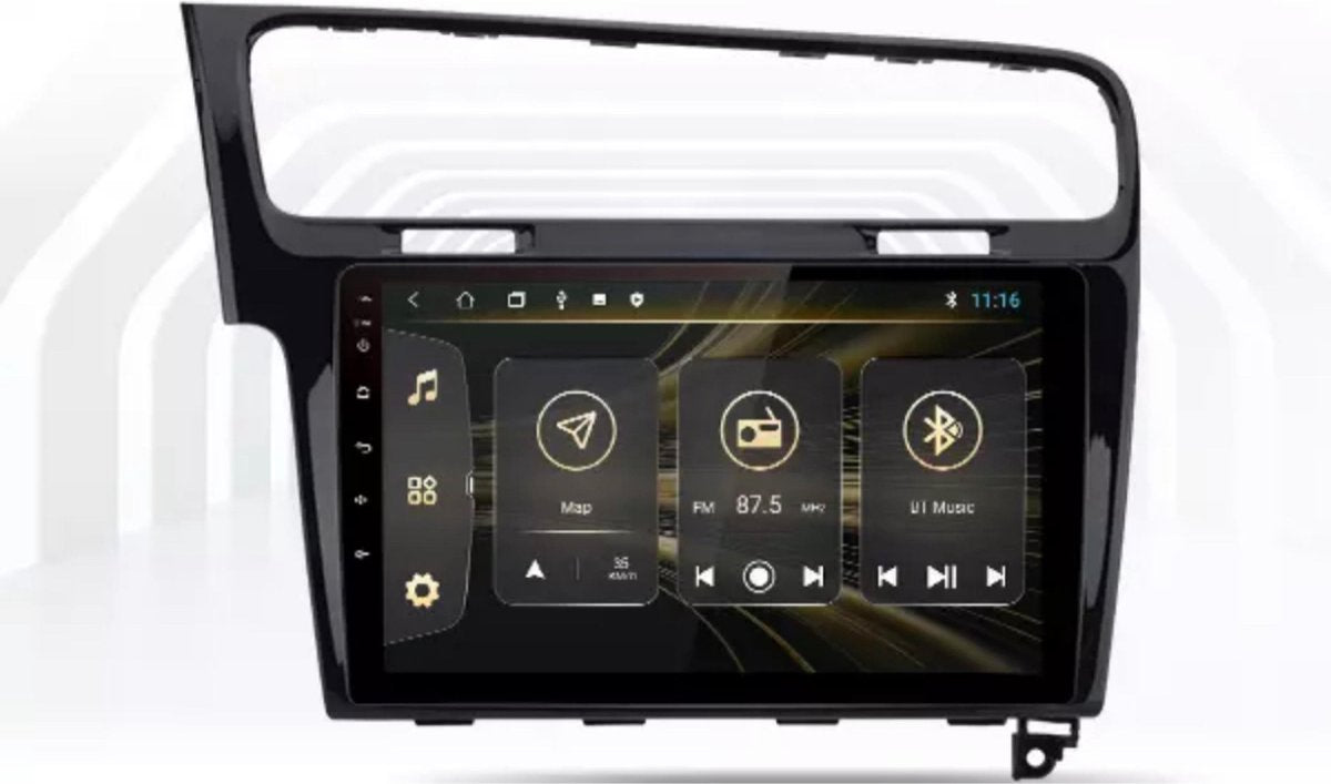 GRATIS CAMERA!!! Volkswagen Golf 7 Android 10 navigatie en multimediasysteem 2+32GB + GRATIS CAMERA