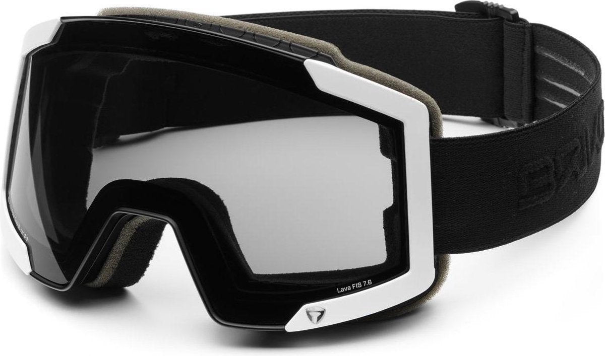 Briko Lava Fis Photo-Polar Ski Goggles MT BLACK WHITE-PPG23 - Maat One size