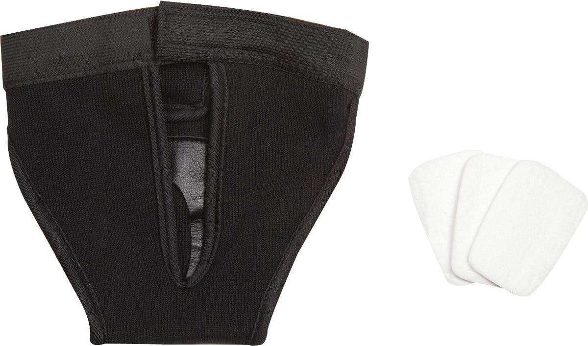 Flamingo Hondenslip Velcro - Zwart - xxl