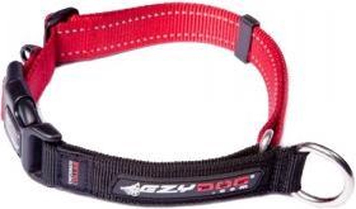 EzyDog Checkmate halsband - XL - Rood