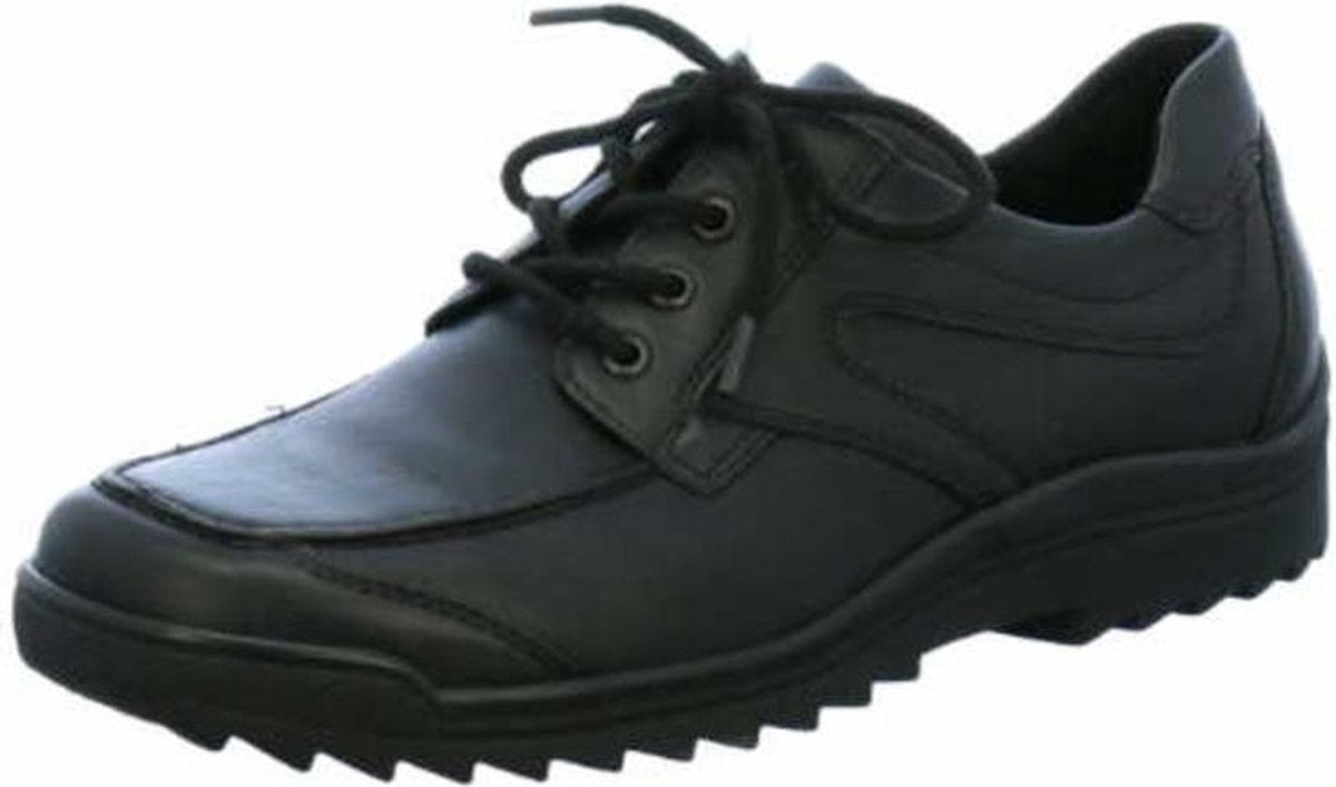 Heren Veterschoenen Waldlaufer 483000-174-001 Hendrik Zwart - Maat 8½