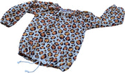 tinymoon Meisjes Blouse  Soft Nature Leopard – model Balloon – Papaya – Maat 122/128