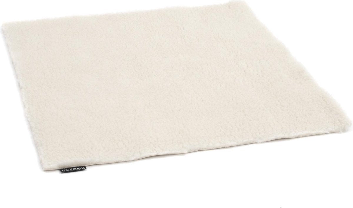 Futon/meditatie ondergrond natuurwit 100 x 100 Meditatiekussen YOGISTAR