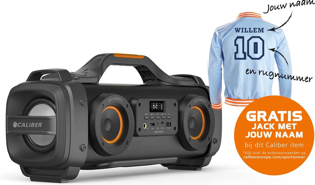 Caliber HBB460BT Boombox Zwart - Bluetooth Speaker