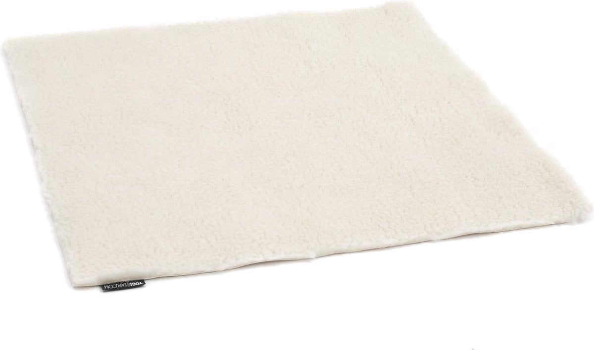 Futon/meditatie ondergrond natuurwit 75 x 75 Meditatiekussen YOGISTAR
