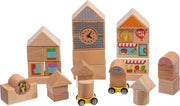 Lucy & Leo LL175 - Kinder speelgoed houten bouwblokken - Set van 32 stuks