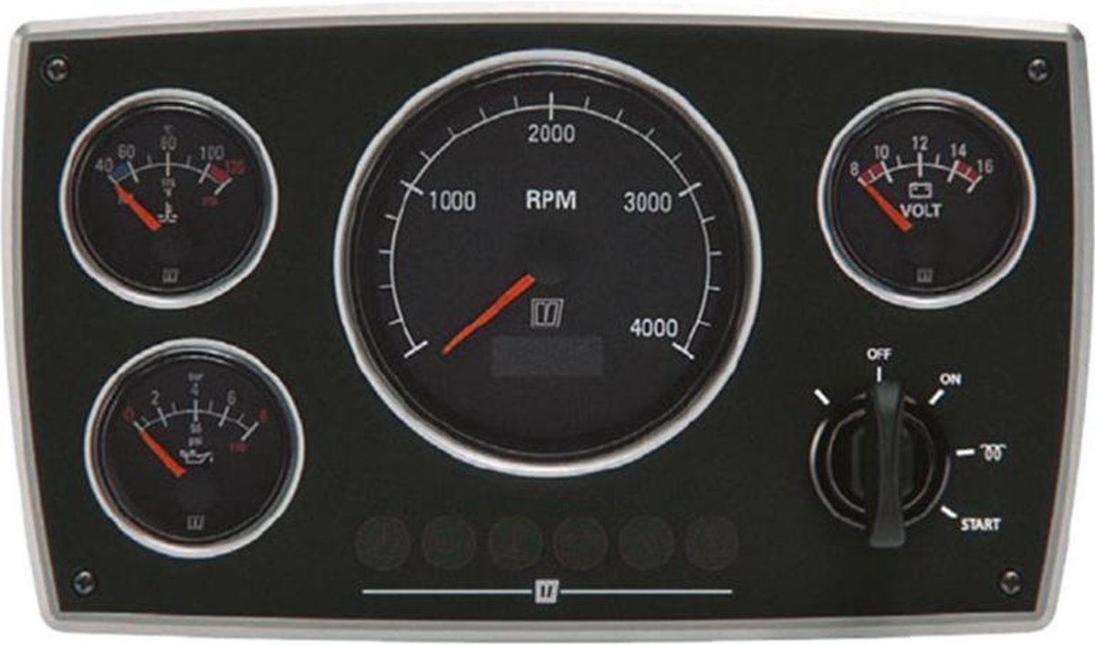 MOTORPANEEL WIT MPA34 SERIE 24 VOLT VETUS