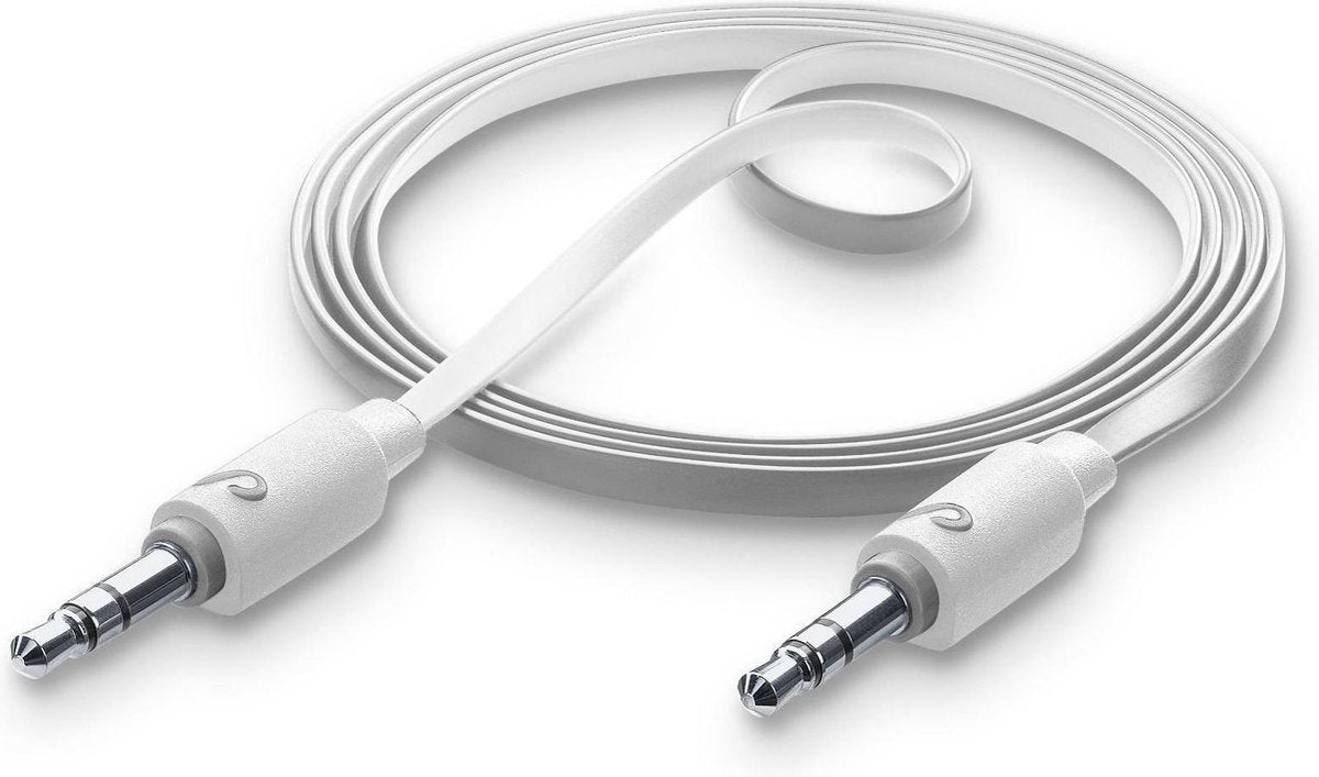 Cellularline Aux Audio audio kabel 1 m 3.5mm Wit