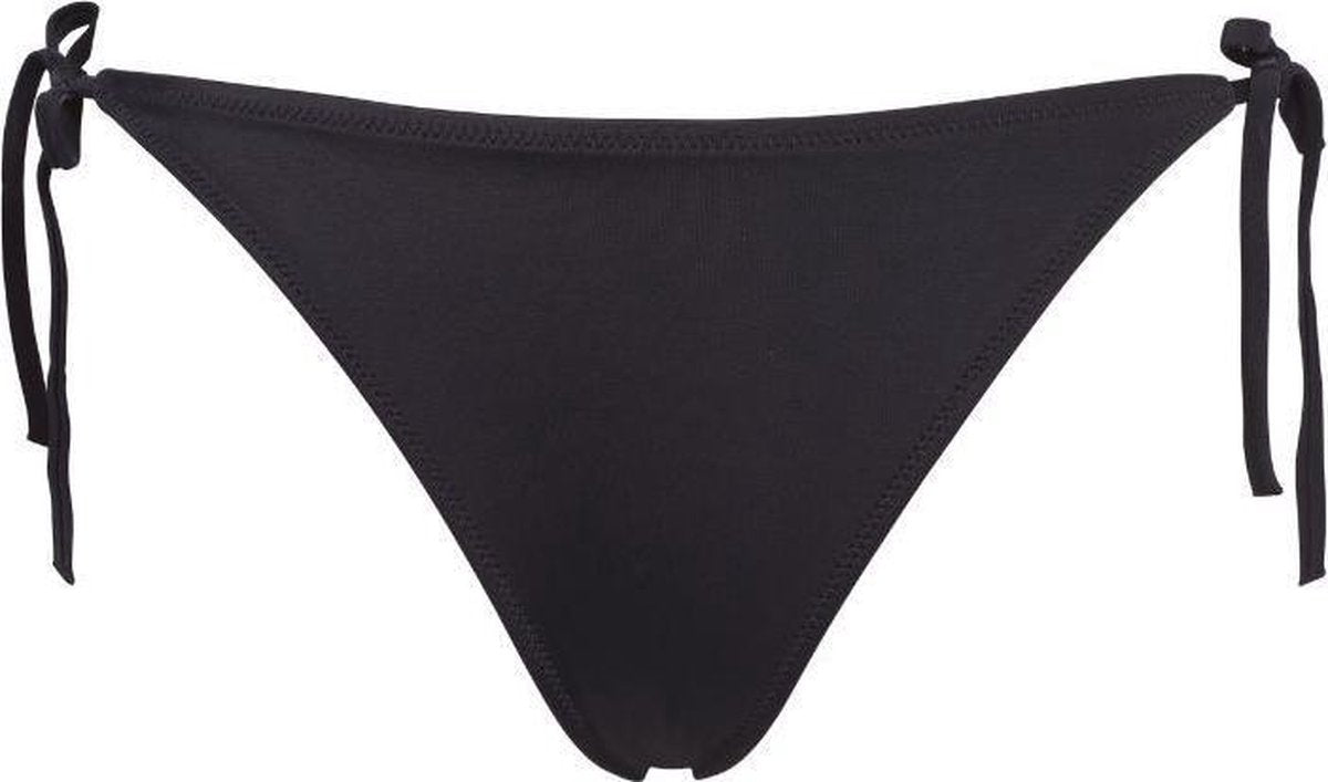 Calvin Klein string side tie bikini - zwart