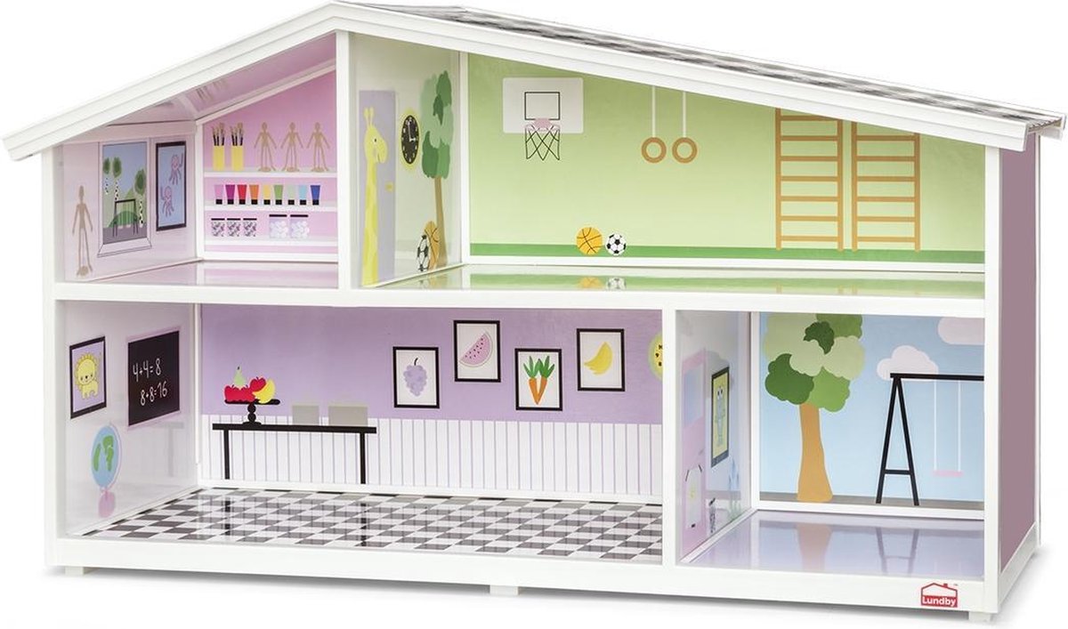 Lundby poppenhuis Wandset 'Creative' - school
