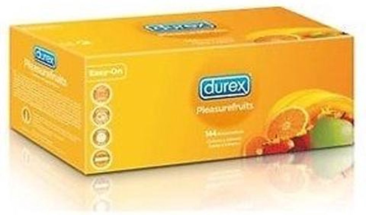 Bundle - Durex - Durex Pleasurefruits 144st met glijmiddel