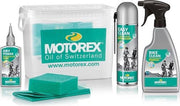 Motorex Reiniger Kit In Emmer Easy & Bike Clean 500 ml + Dry Power 100ml + Spons & Doek