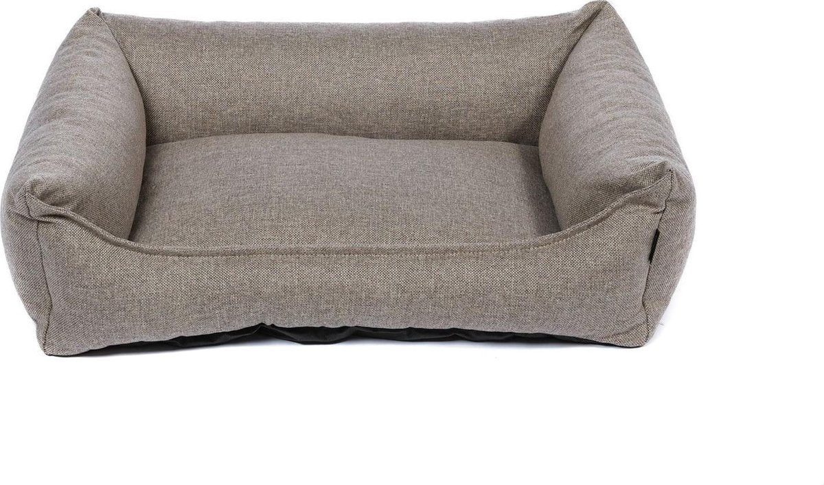 snObbs Kingston S Hondenmand - Hondenkussen – Trendy Hondenbank - Hondenbed Geschikt voor de Wasmachine - 80 x 55 x 21 - Beige