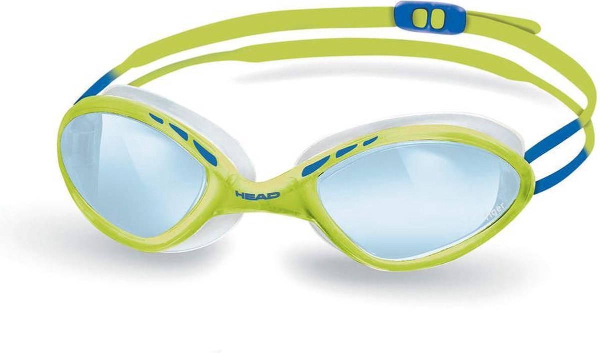 HEAD TIGER RACE LSR+ Zwembril Lime - blue