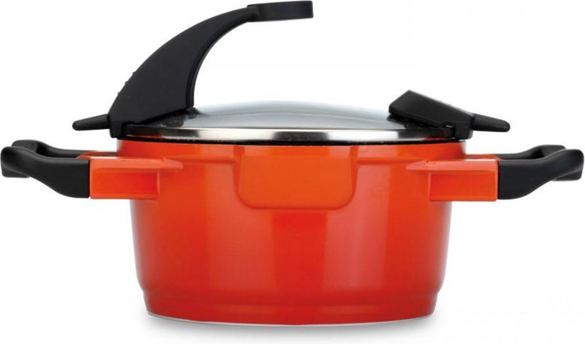 Berghoff - Virgo - Kookpot met deksel - 16 cm - Oranje