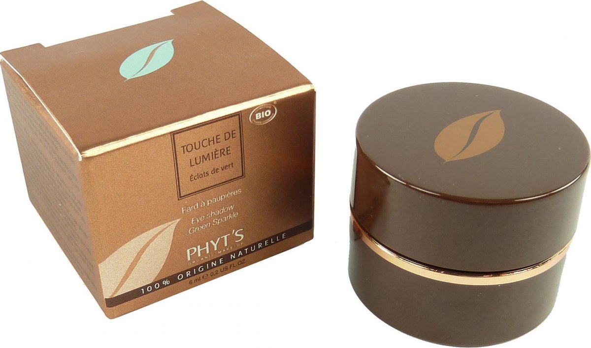 Phyts Touche de Lumiere - Organic Eye Make Up Powder Eyeshadow Oogschaduw - 6ml - Green Sparkle