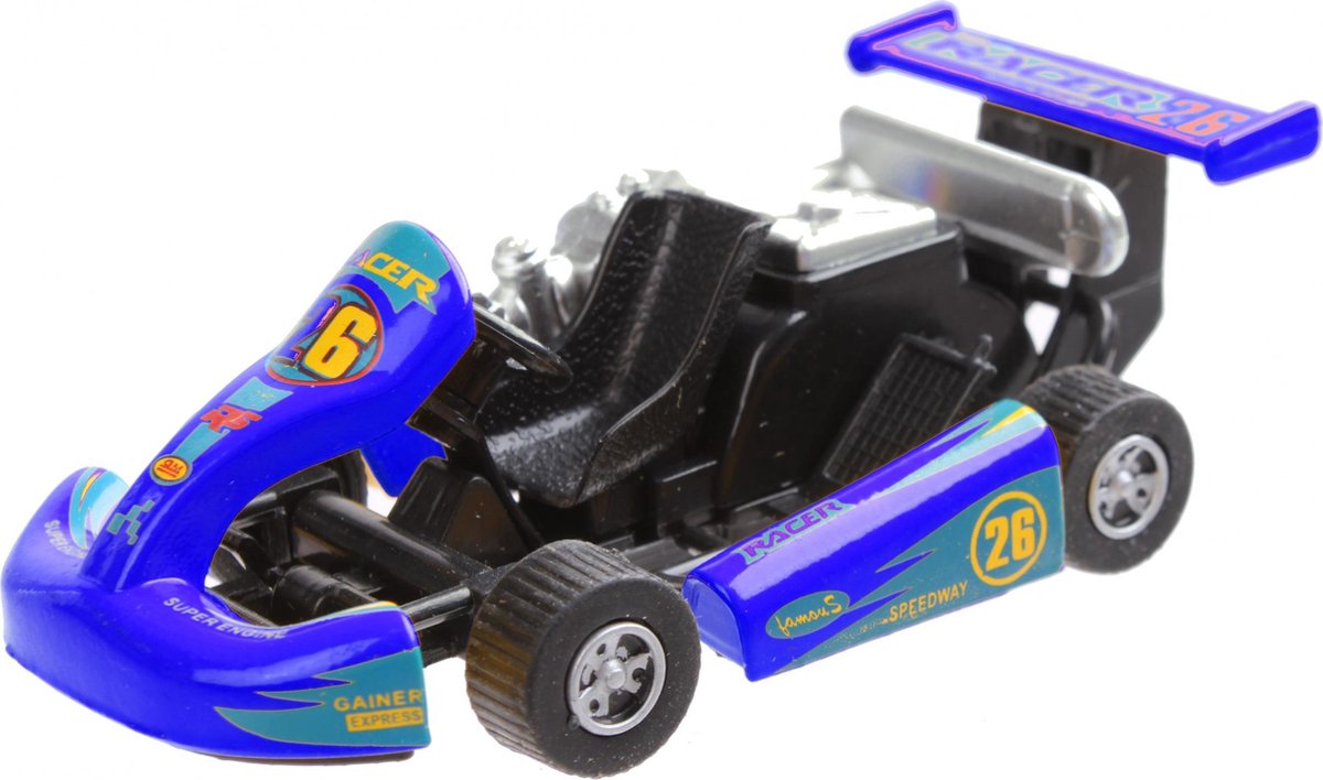 Lg-imports Kart Die-cast 12 Cm Blauw