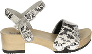 Softclox S3378 PENNY - Volwassenen Platte sandalenDames Sandalen - Kleur: Bruin - Maat: 40