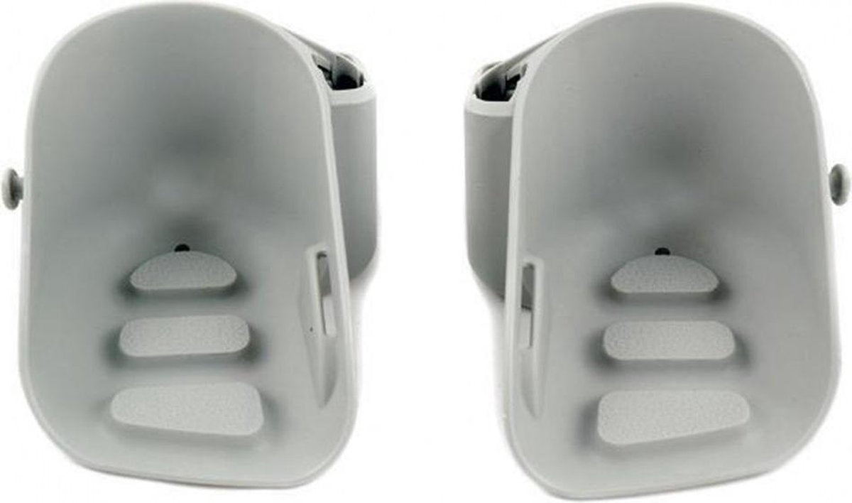 voetsteunen Mini junior 10 x 13 cm grijs 2 stuks