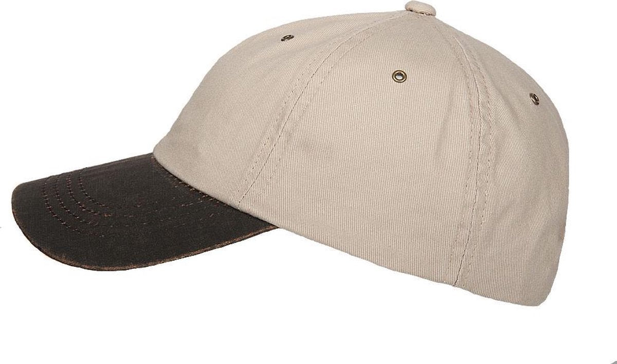Hatland - UV pet voor heren - Nadal - Beige - maat Onesize