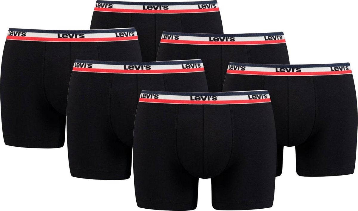Levi Onderbroek - Mannen - zwart/rood/wit/blauw