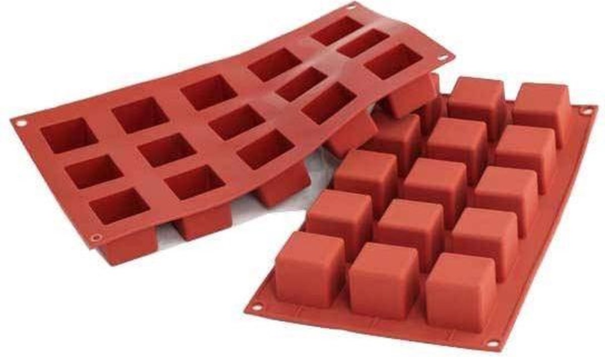 SILIKOMART - SF 105 CUBE - SILICONEN BAKVORM 35x35x35 MM