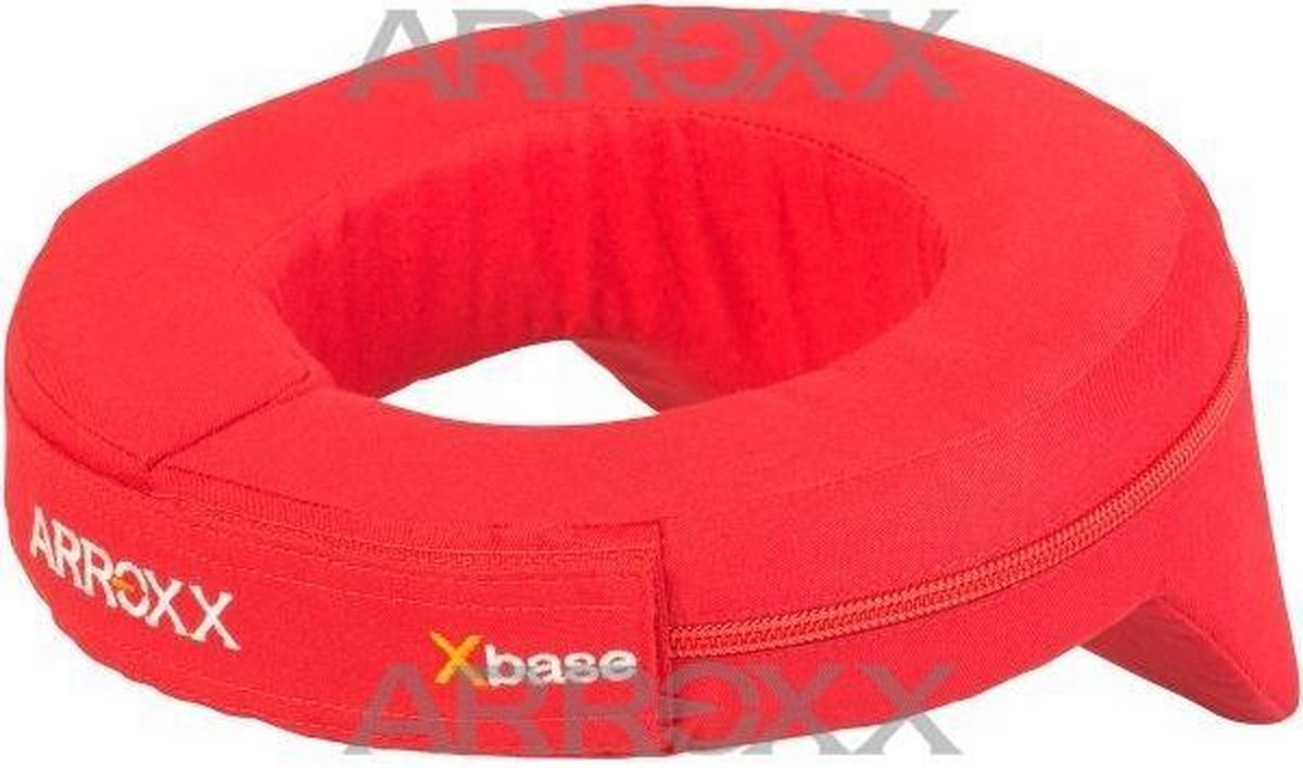 Arrox nekbeschermer voor in de auto en kart (rood)