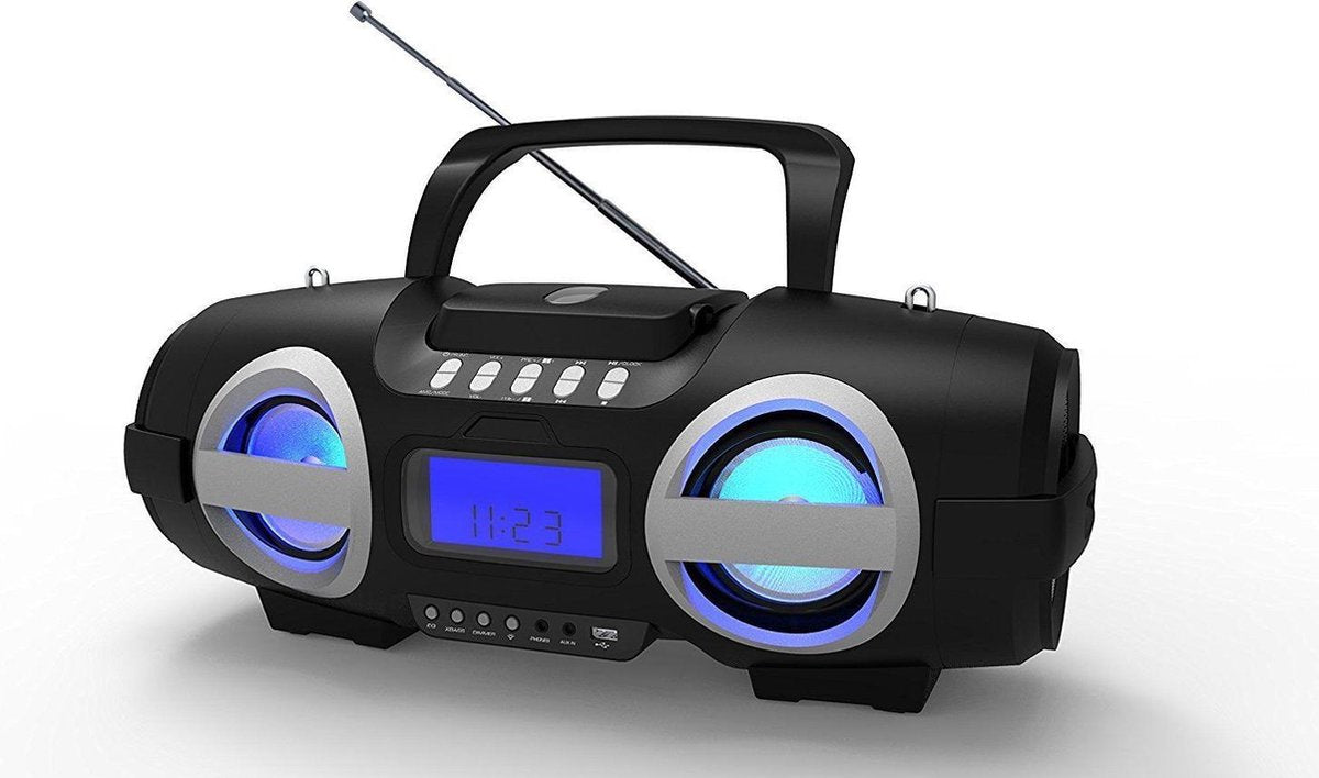 PMAN CSU-557 RC Boombox Bluetooth USB CS MP3 Aux-in Radio