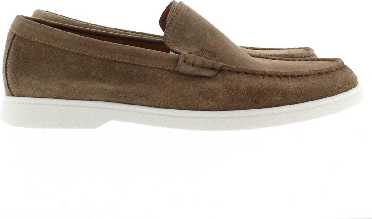 Boss Sienne Mocc Sd Instappers - Heren - Taupe - Maat 44