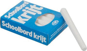 Zuid hollands krijt Schoolbordkrijt wit per 12 stuks