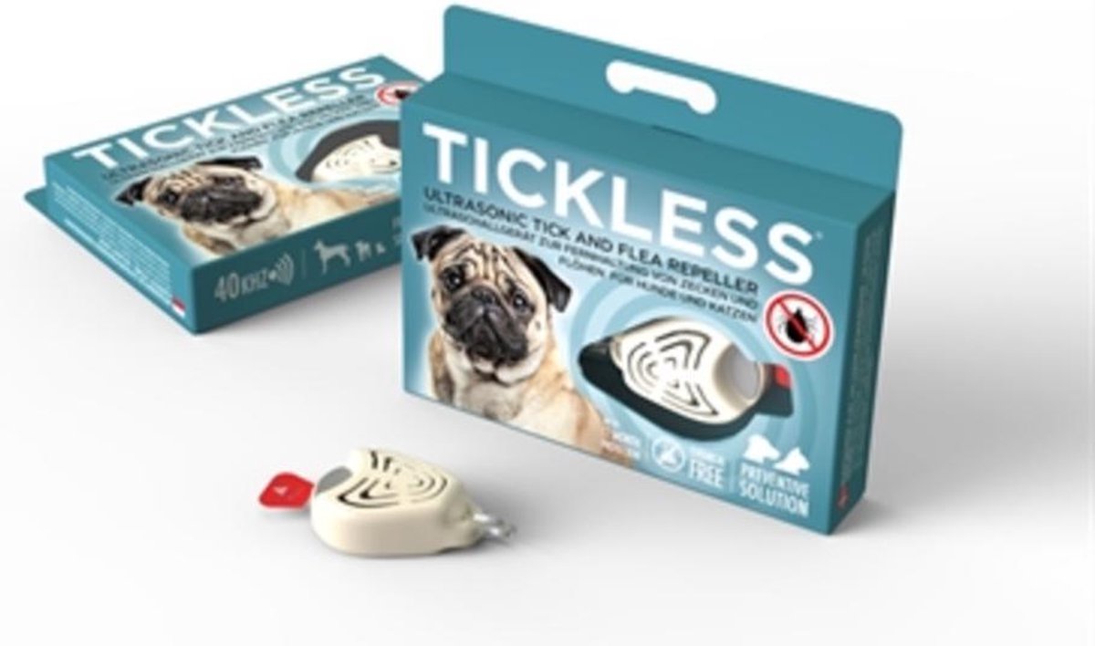 Tickless Teek en Vlo afweer- voor hond en kat - Beige