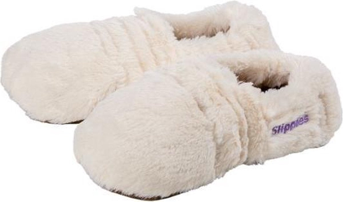 Warmies Warmtepantoffels Dames Crème Maat 36-40