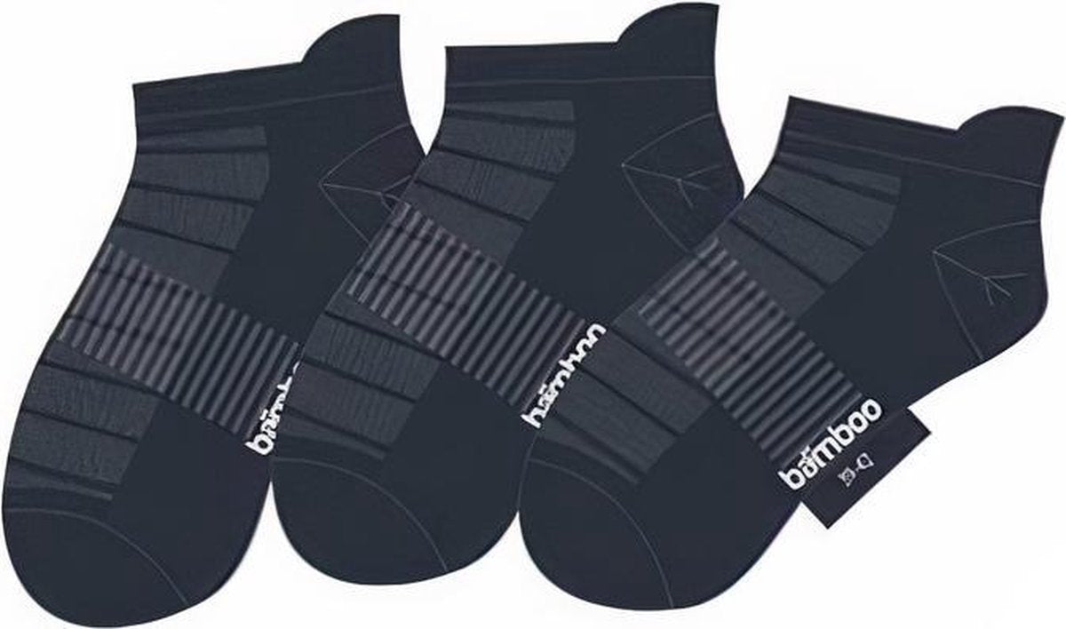 Apollo Enkelsokken Bamboevezel/polyester Navy 3 Paar Mt 35/38