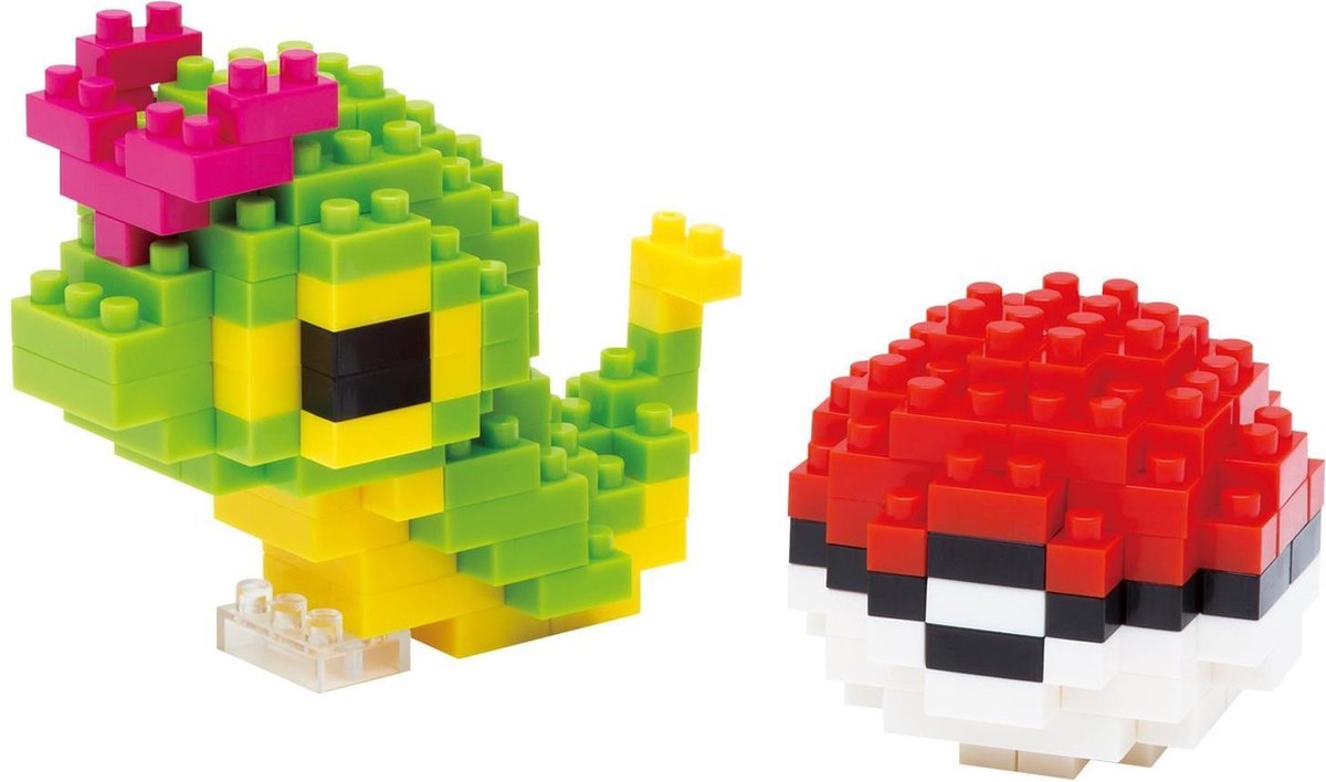 Nanoblocks Caterpie met Pokéball Pokemon - LNO