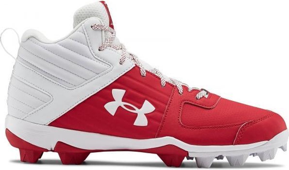 Under Armour Leadoff RM Mid - rood/wit - maat 42