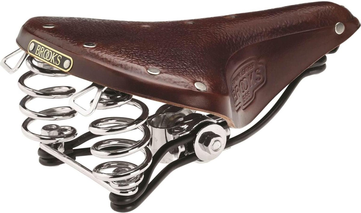 Brooks B66 - Fietszadel - Zwart