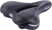Contec Elliptic + Fietszadel Dames - Zwart - Met +Gel Vulling - 100% Waterdicht