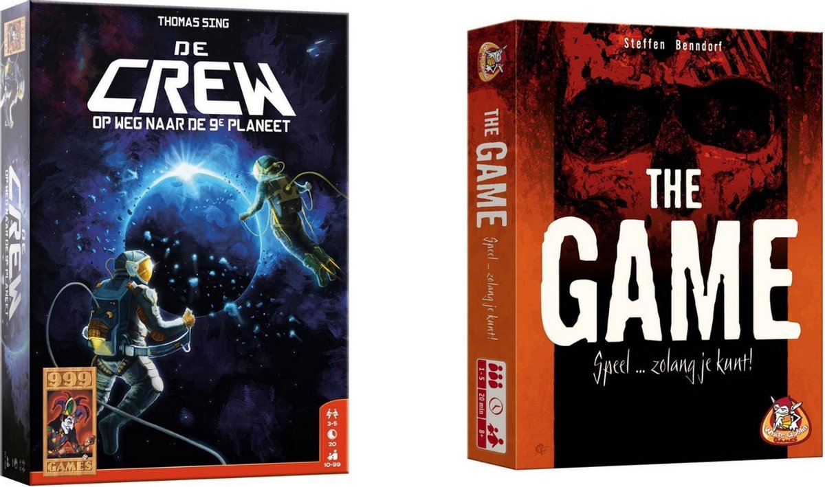 Spellenbundel - Kaartspellen - 2 Stuks - De Crew & The Game